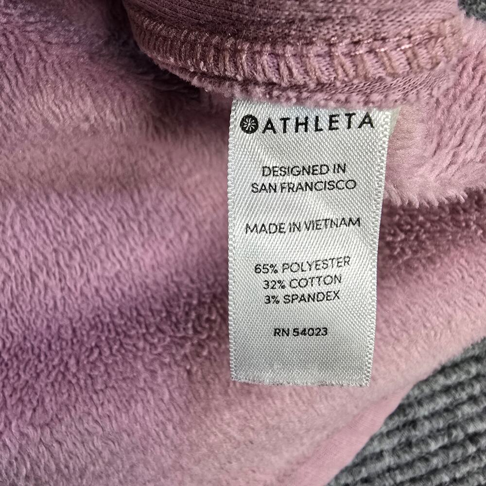 Athleta Pink Pullover Half-Zip Hoodie - Picture 4 of 5